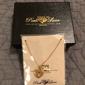Brand New Park Lane heart locket and key necklace.